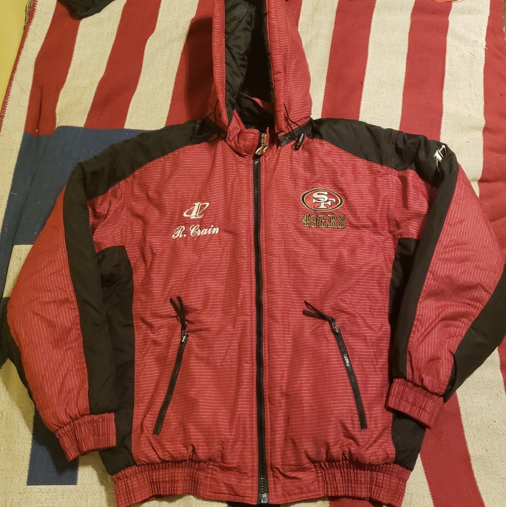 49ers 90s Puffer Jacket L